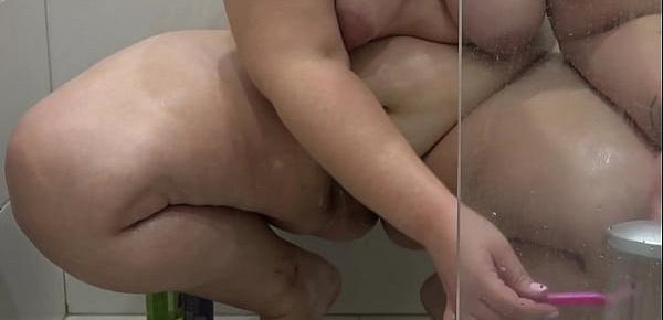  Hairy pussy or shaved cunt Vote Mature BBW shaves her big pussy and fat thighs and juicy ass And she washes in the shower Homemade fetish